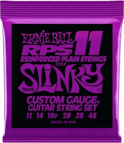 Ernie Ball Jeu De 6 Cordes Electric (6) 2242 Rps Power Slinky Custom Gauge 9-46 - E-Gitarren Saiten - Main picture