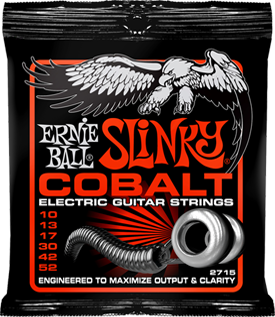 Ernie Ball Jeu De 6 Cordes Electric (6) 2715 Cobalt Skinny Top Heavy Bottom Sthb 10-52 - E-Gitarren Saiten - Main picture