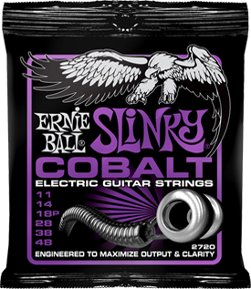 Ernie Ball Jeu De 6 Cordes Electric (6) 2720 Cobalt Power Slinky 11-48 - E-Gitarren Saiten - Main picture
