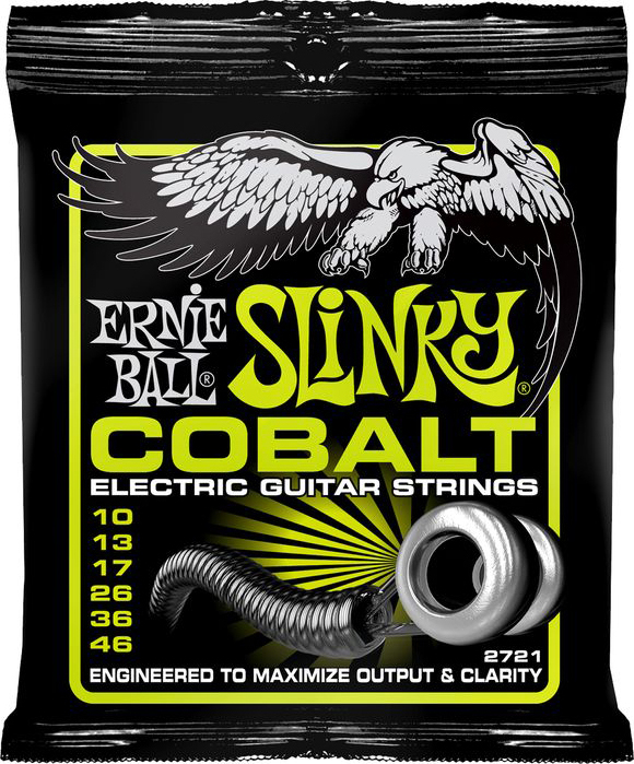 Ernie Ball Jeu De 6 Cordes Electric (6) 2721 Cobalt Regular Slinky 10-46 - E-Gitarren Saiten - Main picture