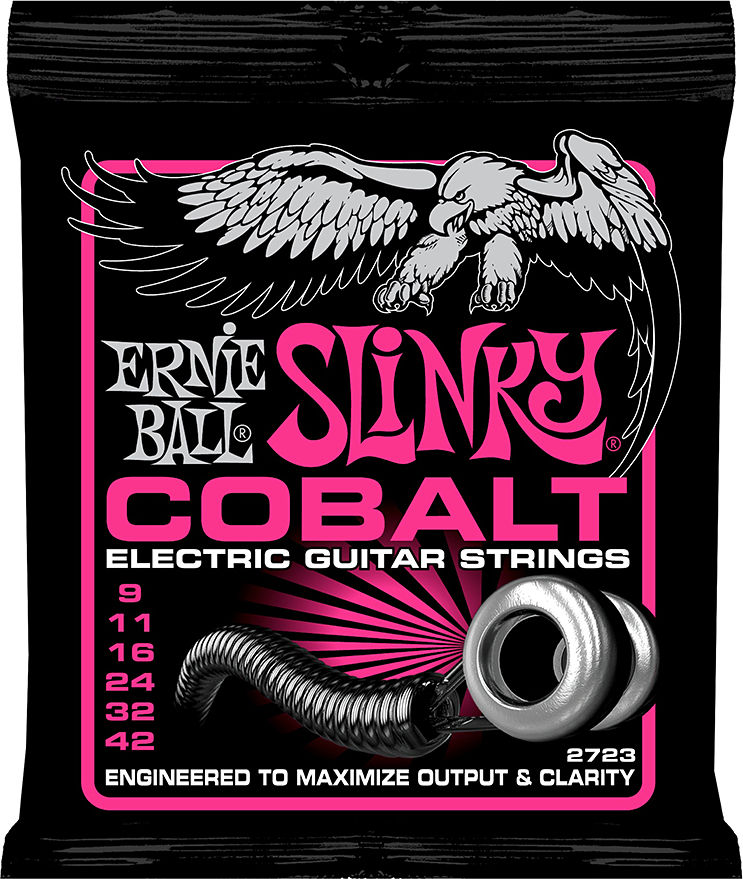 Ernie Ball Jeu De 6 Cordes Electric (6) 2723 Cobalt Super Slinky 9-42 - E-Gitarren Saiten - Main picture