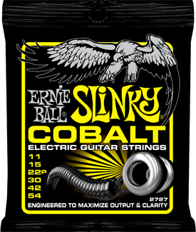 Ernie Ball Jeu De 6 Cordes Electric (6) 2727 Cobalt Beefy Slinky 11-54 - E-Gitarren Saiten - Main picture