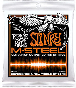 Ernie Ball Jeu De 6 Cordes Electric (6) 2922 Slinky M-steel High Output 9-46 - E-Gitarren Saiten - Main picture