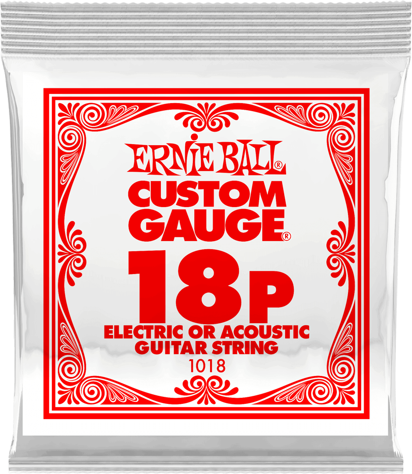 Ernie Ball Corde Au DÉtail Electric / Acoustic (1) 1018 Slinky Nickel Wound 18 - E-Gitarren Saiten - Main picture