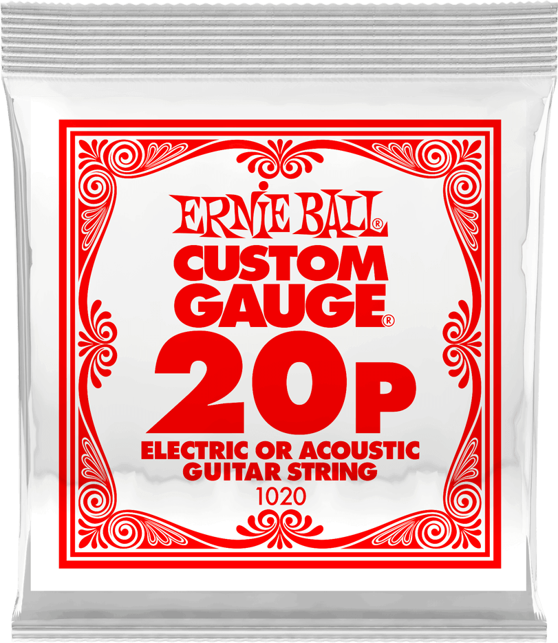Ernie Ball Corde Au DÉtail Electric / Acoustic (1) 1020 Slinky Nickel Wound 20 - E-Gitarren Saiten - Main picture