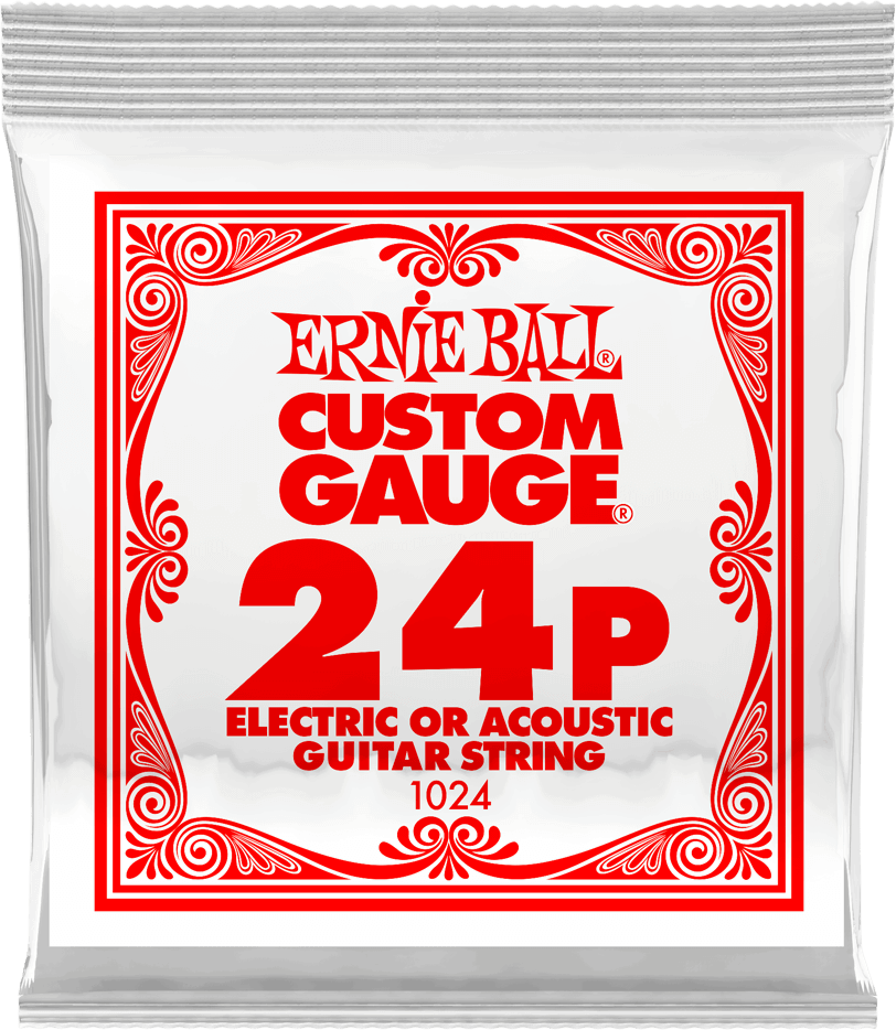 Ernie Ball Corde Au DÉtail Electric / Acoustic (1) 1024 Slinky Nickel Wound 24p - E-Gitarren Saiten - Main picture