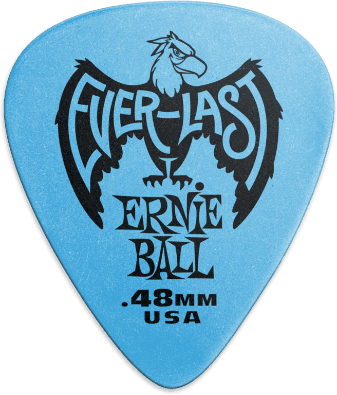 Ernie Ball Everlast Sachet De 12 Bleu 0,48mm - Plektren - Main picture