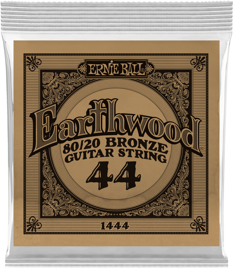 Ernie Ball Corde Au DÉtail Folk (1) Earthwood 80/20 Bronze 044 - Westerngitarre Saiten - Main picture