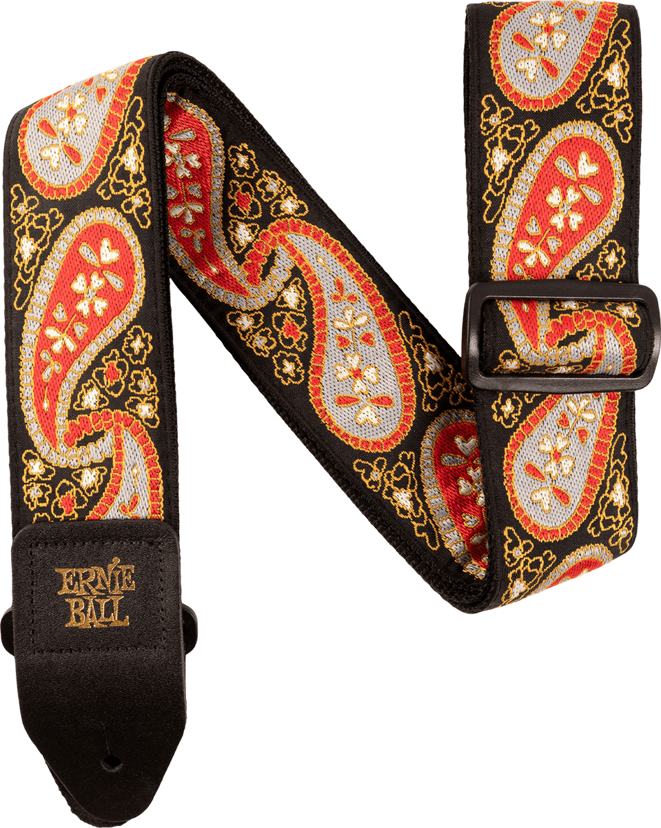 Ernie Ball Jacquard 2.inc Guitar Strap Midnight Paisley - Gitarrengurt - Main picture