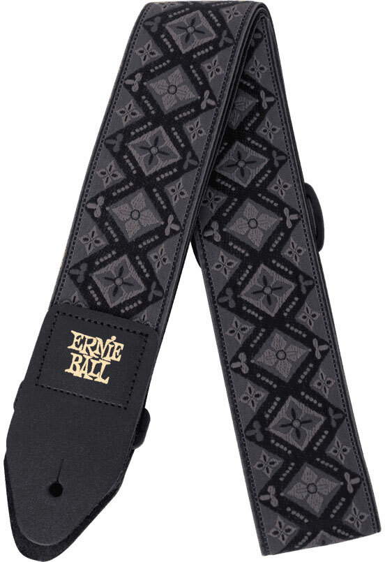 Ernie Ball Jacquard Guitar Strap Regal Black - Gitarrengurt - Main picture