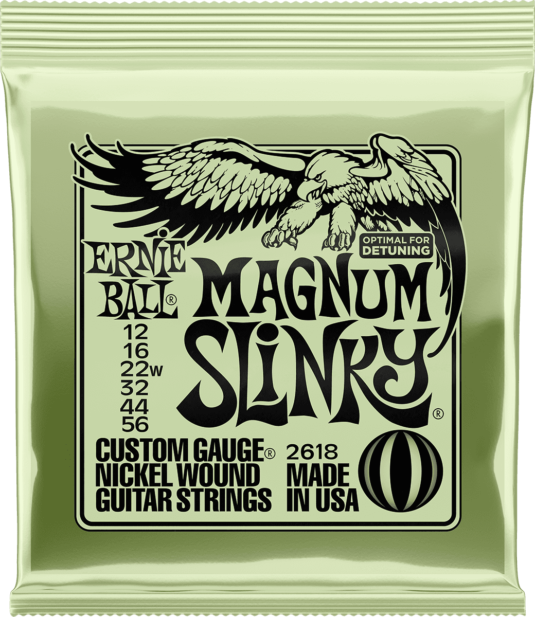 Ernie Ball Magnum Slinky 12-16-22w-32-44-56 - E-Gitarren Saiten - Main picture