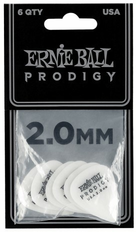 Ernie Ball Mediators Prodigy Sachet De 6 Blanc Standard 2mm - Plektren - Main picture