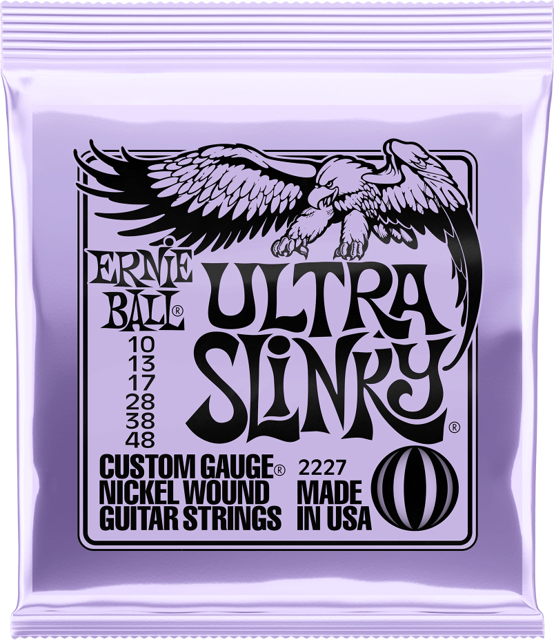 Ernie Ball P02227 Ultra Slinky Nickel Wound Electric Guitar 10-48 - E-Gitarren Saiten - Main picture