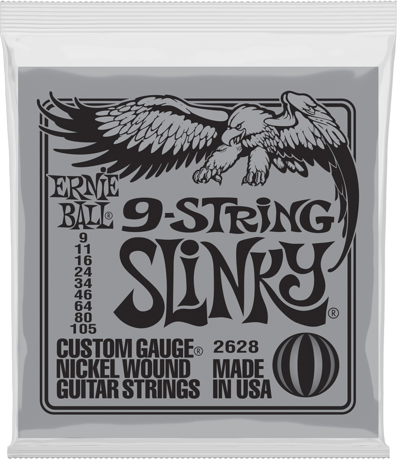 Ernie Ball P02628 Slinky Nickel Wound Electric Guitar 9c 9-105 - E-Gitarren Saiten - Main picture
