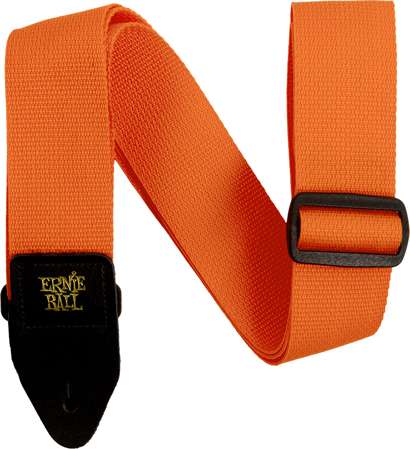 Ernie Ball Polypro 2.inc Guitar Strap Orange & Black - Gitarrengurt - Main picture