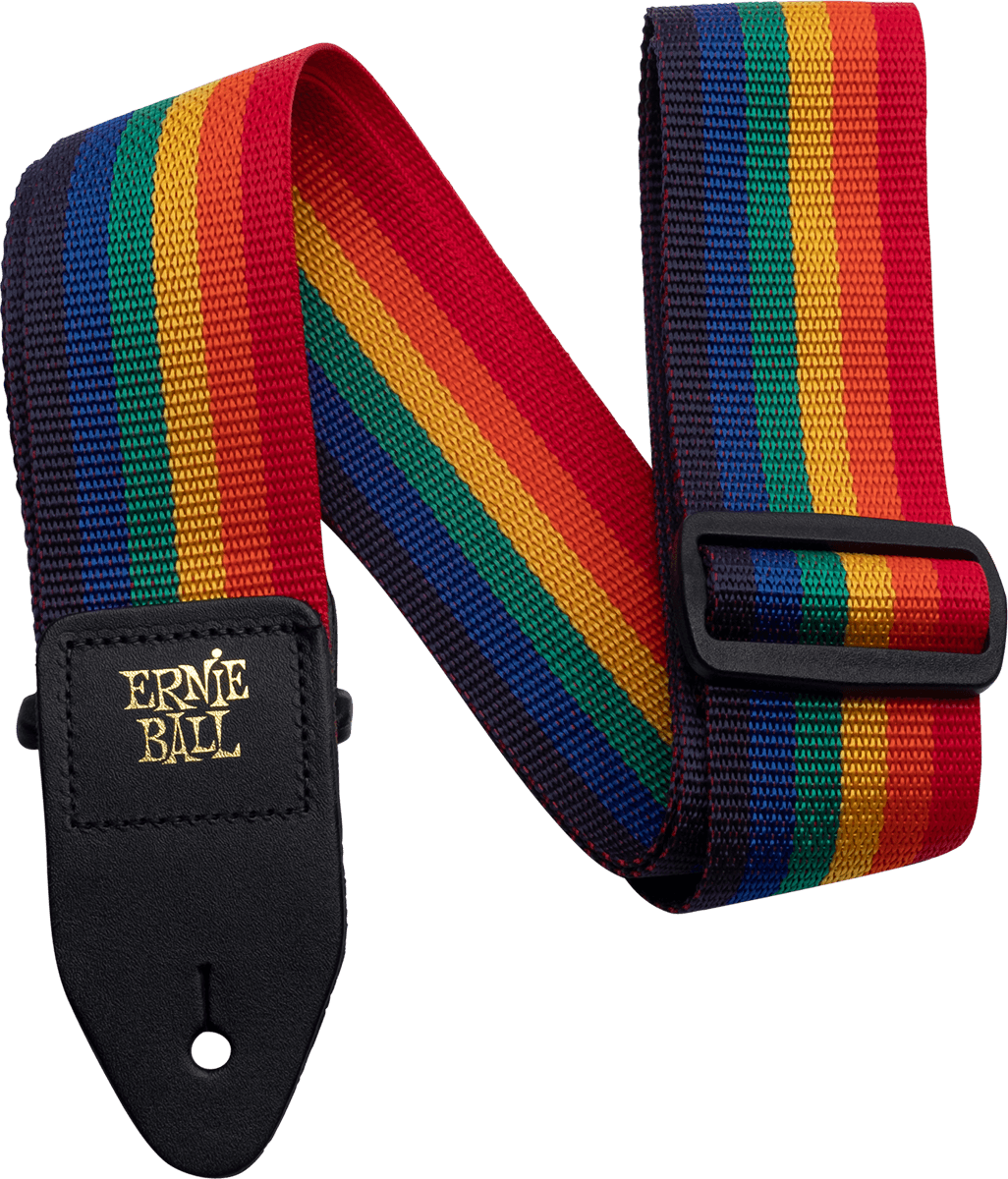 Ernie Ball Polypro 2.inc Guitar Strap Rainbow - Gitarrengurt - Main picture