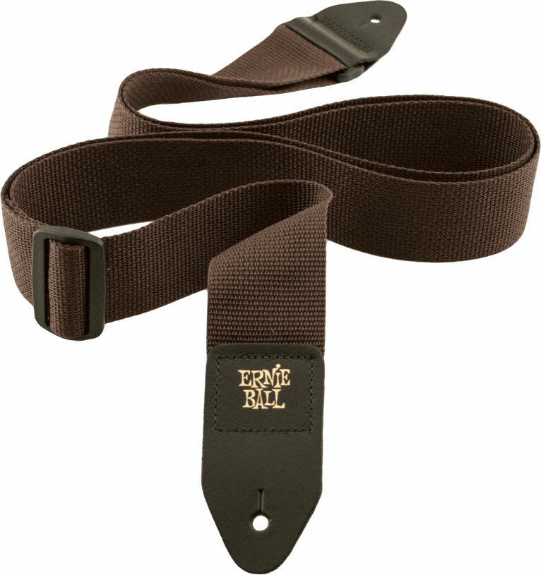 Ernie Ball Polypro Guitar Strap Brown - Gitarrengurt - Main picture