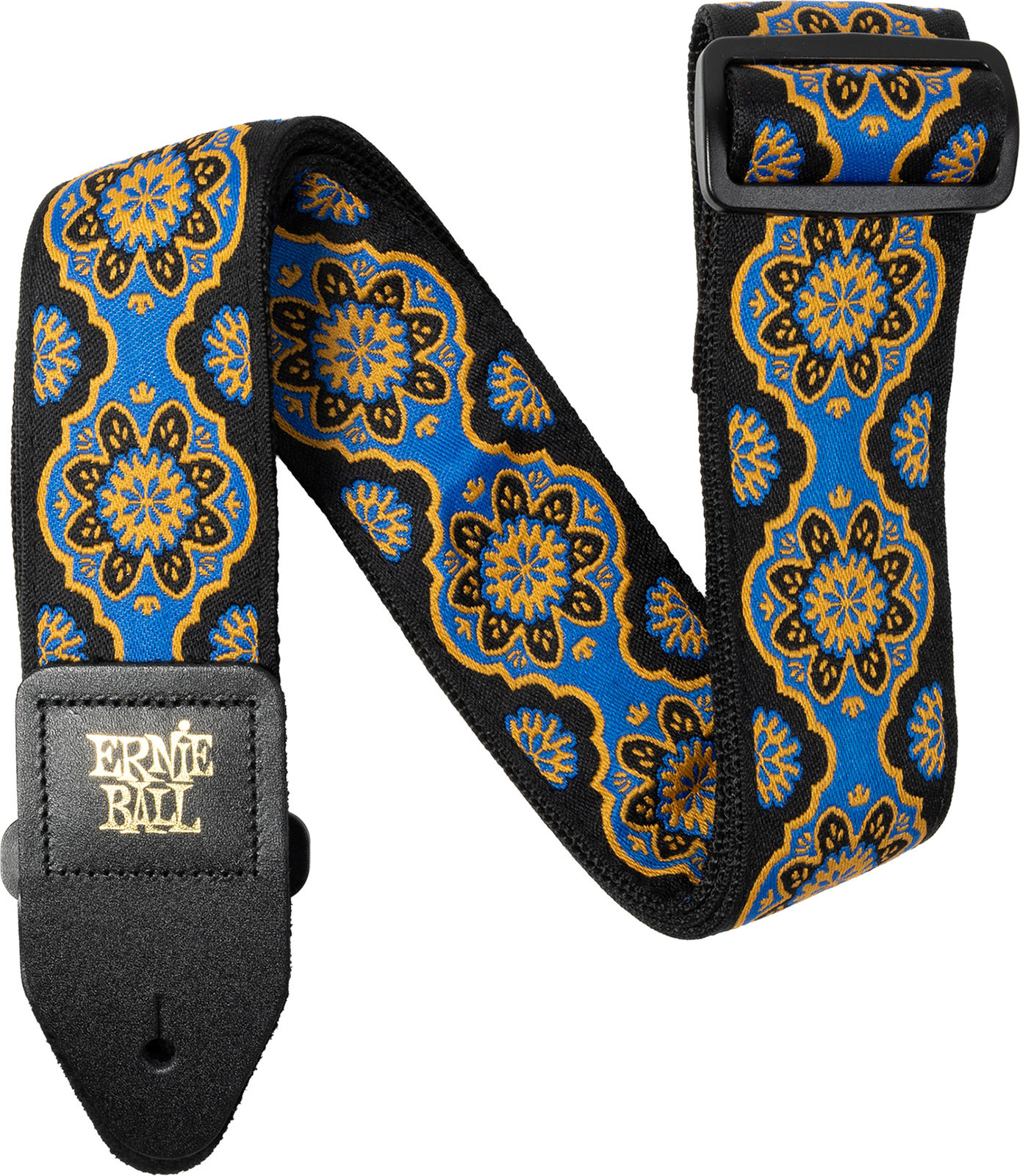 Ernie Ball Sangle Jacquard Kaleidoscope Blue - Gitarrengurt - Main picture