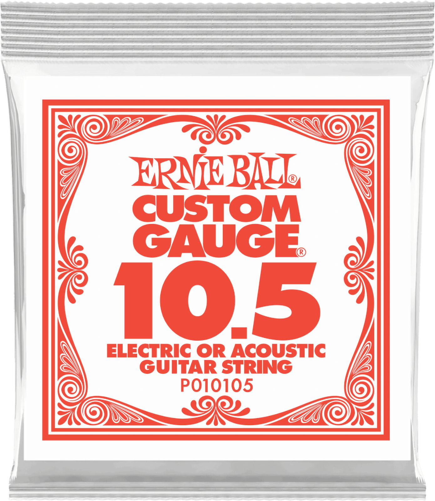 Ernie Ball Jeu De 6 Cordes Slinky Nickel Wound 10,5 - E-Gitarren Saiten - Main picture