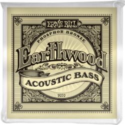 Akustikbass saiten Ernie ball Bass Acoustic (4) 2070 Earthwood 45-95 - Satz mit 4 saiten