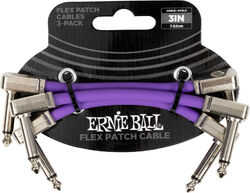 Câble de patch Flex 7,5cm - Pack de 3 Violet