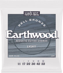E-gitarren saiten Ernie ball Earthwood bell bronze light 11-52 - Saitensätze 