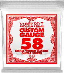 E-gitarren saiten Ernie ball Electric (1) 1158 Slinky Nickel Wound 58 - Saite je stück