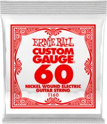 E-gitarren saiten Ernie ball Electric (1) 1160 Slinky Nickel Wound 60 - Saite je stück