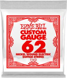 E-gitarren saiten Ernie ball Electric (1) 1162 Slinky Nickel Wound 62 - Saite je stück