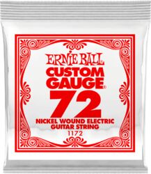 E-gitarren saiten Ernie ball Electric (1) 1172 Slinky Nickel Wound 72 - Saite je stück