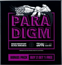 E-gitarren saiten Ernie ball Electric (3x SET) 3370 Paradigm Slinky 11-48 - Saitensätze
