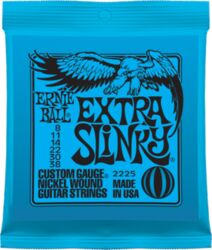 E-gitarren saiten Ernie ball Electric (6) 2225 Extra Slinky 08-38 - Saitensätze