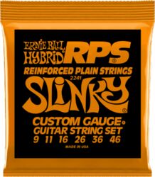 E-gitarren saiten Ernie ball Electric (6) 2241 RPS Hybrid Slinky 9-46 - Saitensätze 