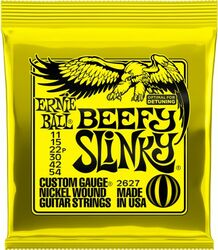 E-gitarren saiten Ernie ball Electric (6) 2627 Beefy Slinky 11-54 (for Detuning) - Saitensätze