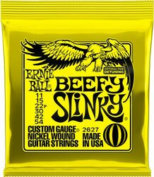 E-gitarren saiten Ernie ball Electric (6) 2627 Beefy Slinky 11-54 (for Detuning) - Saitensätze 