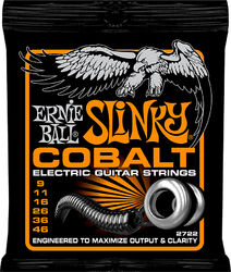 E-gitarren saiten Ernie ball Electric (6) 2722 Cobalt Hybrid Slinky 9-46 - Saitensätze 
