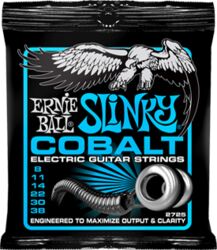 E-gitarren saiten Ernie ball Electric (6) 2725 Cobalt Extra Slinky 8-38 - Saitensätze 