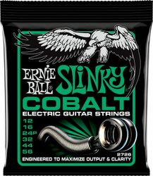 E-gitarren saiten Ernie ball Electric (6) 2726 Cobalt Not Even Slinky 12-56 - Saitensätze 