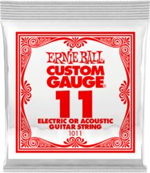 E-gitarren saiten Ernie ball Electric / Acoustic (1) 1011 Slinky Nickel Wound 11 - Saite je stück