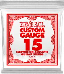 E-gitarren saiten Ernie ball Electric / Acoustic (1) 1015 Slinky Nickel Wound 15 - Saite je stück