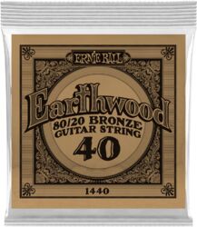 Westerngitarre saiten Ernie ball Folk (1) Earthwood 80/20 Bronze 040 - Saite je stück