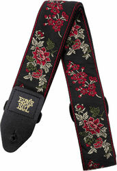 Gitarrengurt Ernie ball Jacquard Guitar Strap - Red Rose