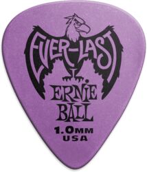 Plektren Ernie ball Everlast Pack of 12 Purple 1mm