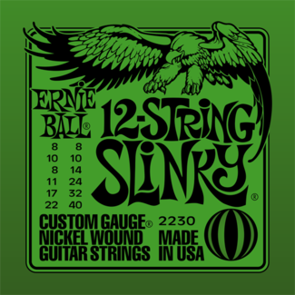 Ernie Ball Jeu De 12 Cordes Electric (12) 2230 Slinky 8-22 + 8-40 - E-Gitarren Saiten - Variation 1