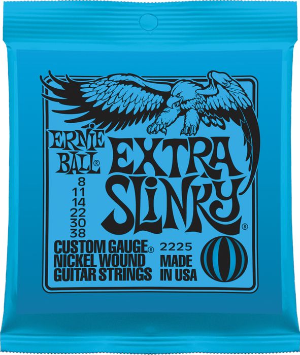 Ernie Ball Jeu De 6 Cordes Electric (6) 2225 Extra Slinky 08-38 - E-Gitarren Saiten - Variation 1