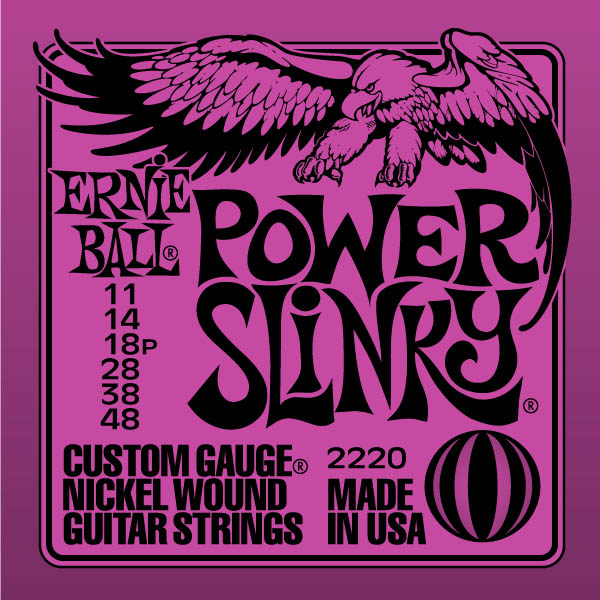 Ernie Ball Electric (6) 2220 Power Slinky 11-48 - E-Gitarren Saiten - Variation 1