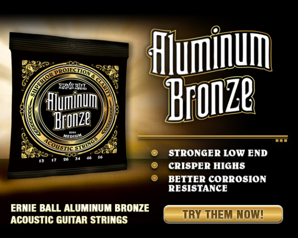 Ernie Ball Jeu De 6 Cordes Folk (6) 2568 Aluminum Bronze Light 11-52 - Westerngitarre Saiten - Variation 3