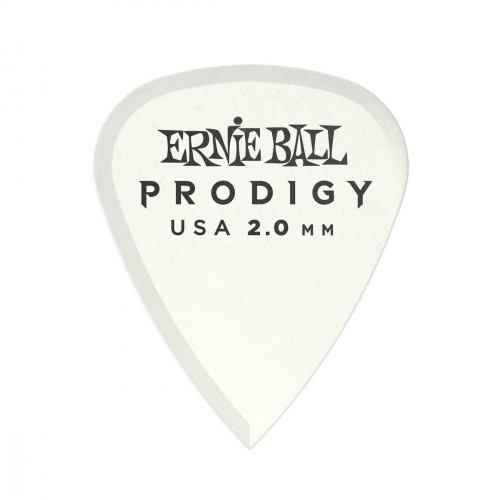 Ernie Ball Mediators Prodigy Sachet De 6 Blanc Standard 2mm - Plektren - Variation 1