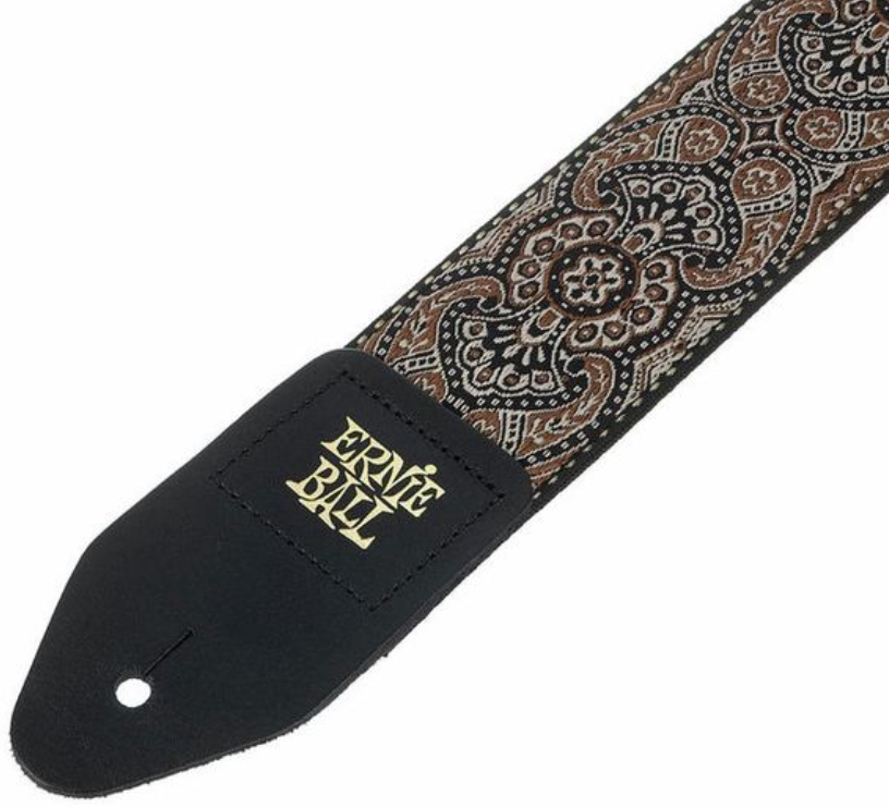 Ernie Ball P04163 Gold & Black Paisley Jacquard 2in. Guitar Strap Polypropylene 5.08cm - Gitarrengurt - Variation 3