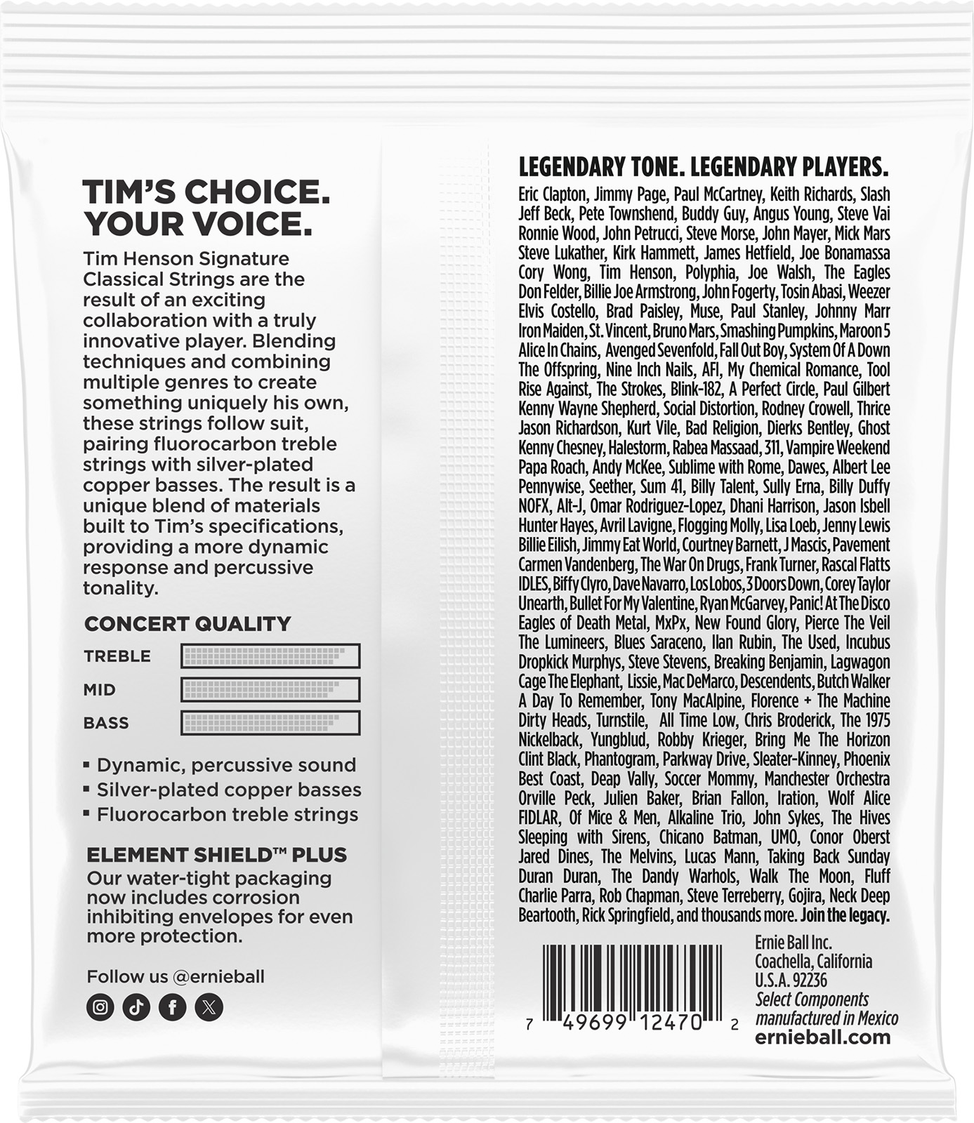 Ernie Ball Pack Cordes Et Accessoires Signature Tim Henson - Werkzeugset - Variation 7
